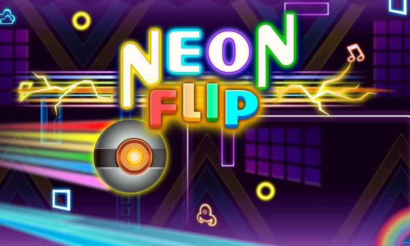 Neon Flip Game